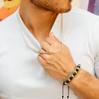 Set de Cadena y Pulso Serpiente Hombre